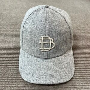 B. Draddy American Needle BD Ruca Hat Heather Grey Wool Blend Strapback Cap NEW